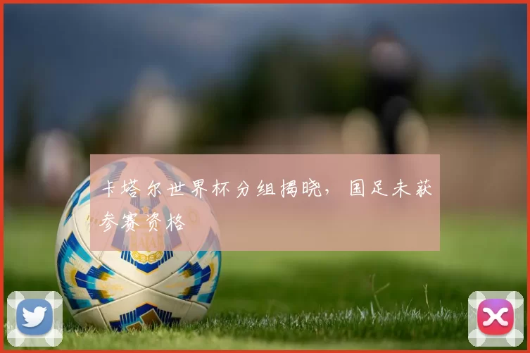 卡塔尔世界杯分组揭晓，国足未获参赛资格